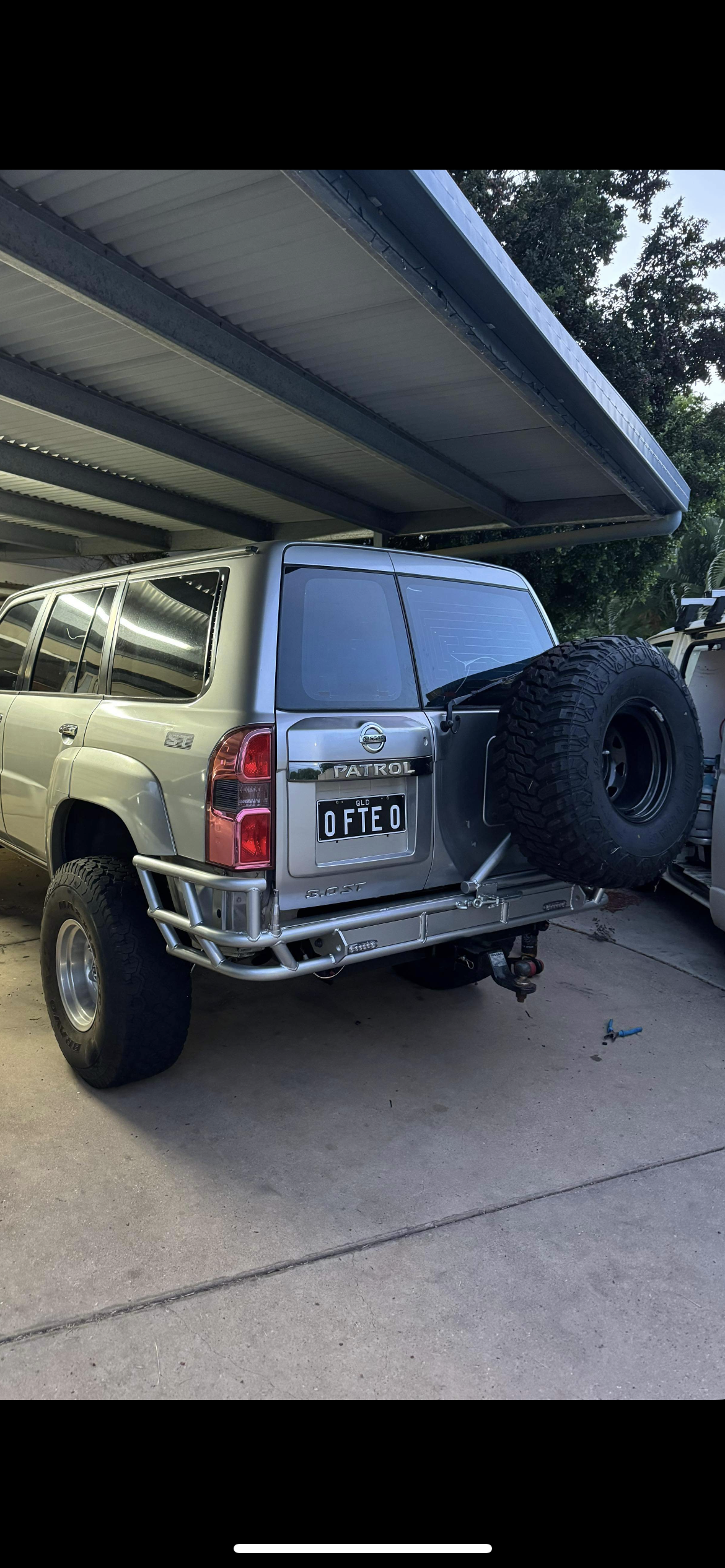 GU Patrol Tube Rear Bar - Non Quarter Chop