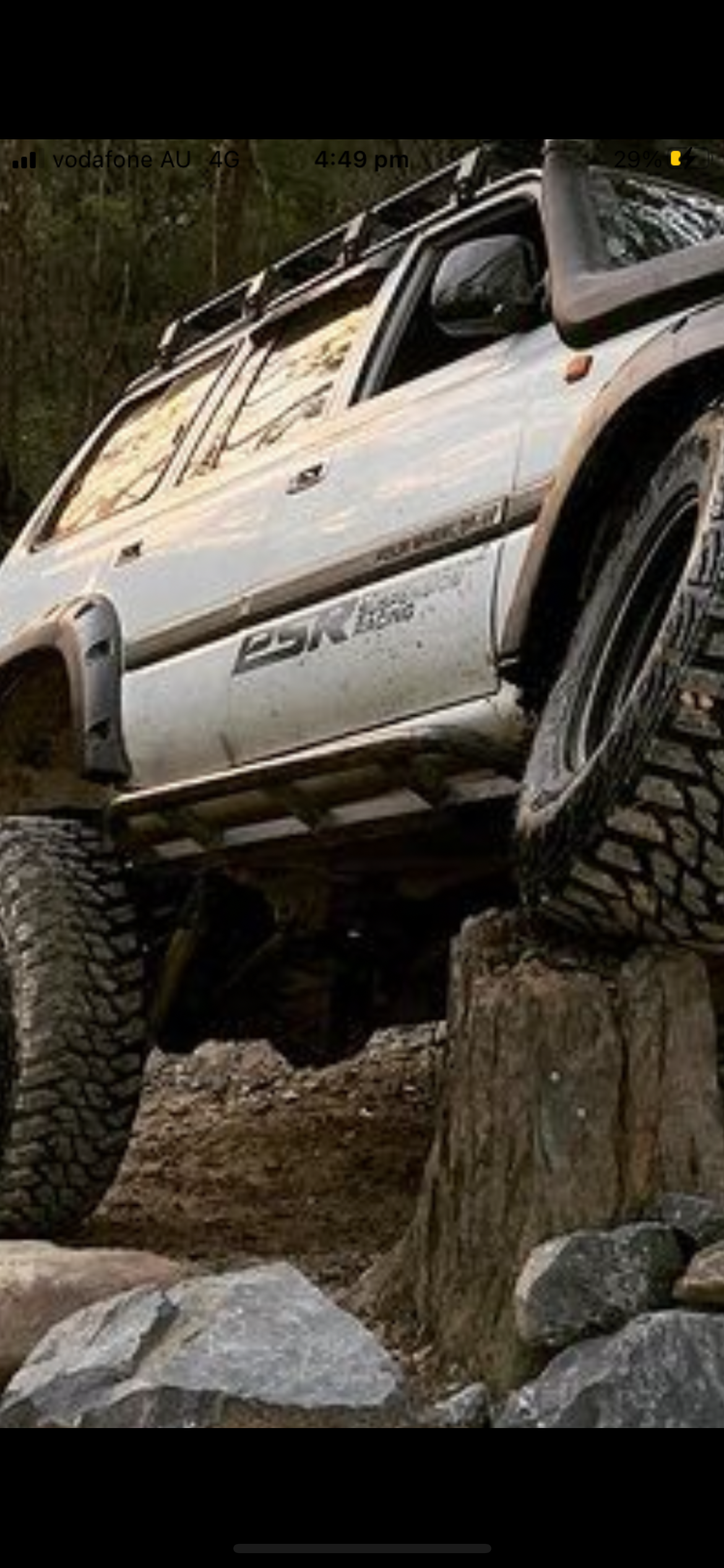Image of Nissan Gu Patrol Rock Sliders: Heavy-duty, black steel rock sliders specifically designed for Nissan Gu Patrol vehicles, offering enhanced off-road protection and durability. These rugged sliders seamlessly integrate with the vehicle's body, providing reliable defense against rocks and debris during challenging off-road adventures.