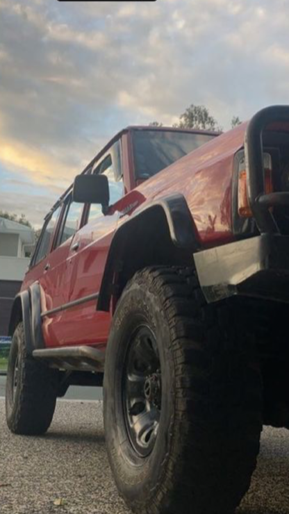 Nissan GQ Patrol rock sliders