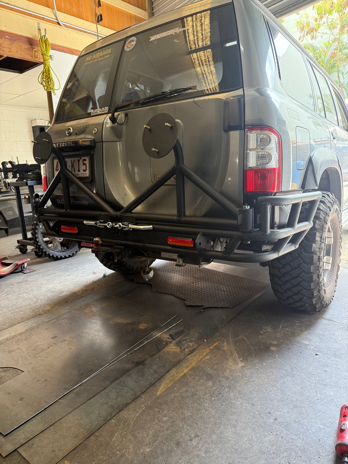 GU Patrol Tube Rear Bar - Non Quarter Chop